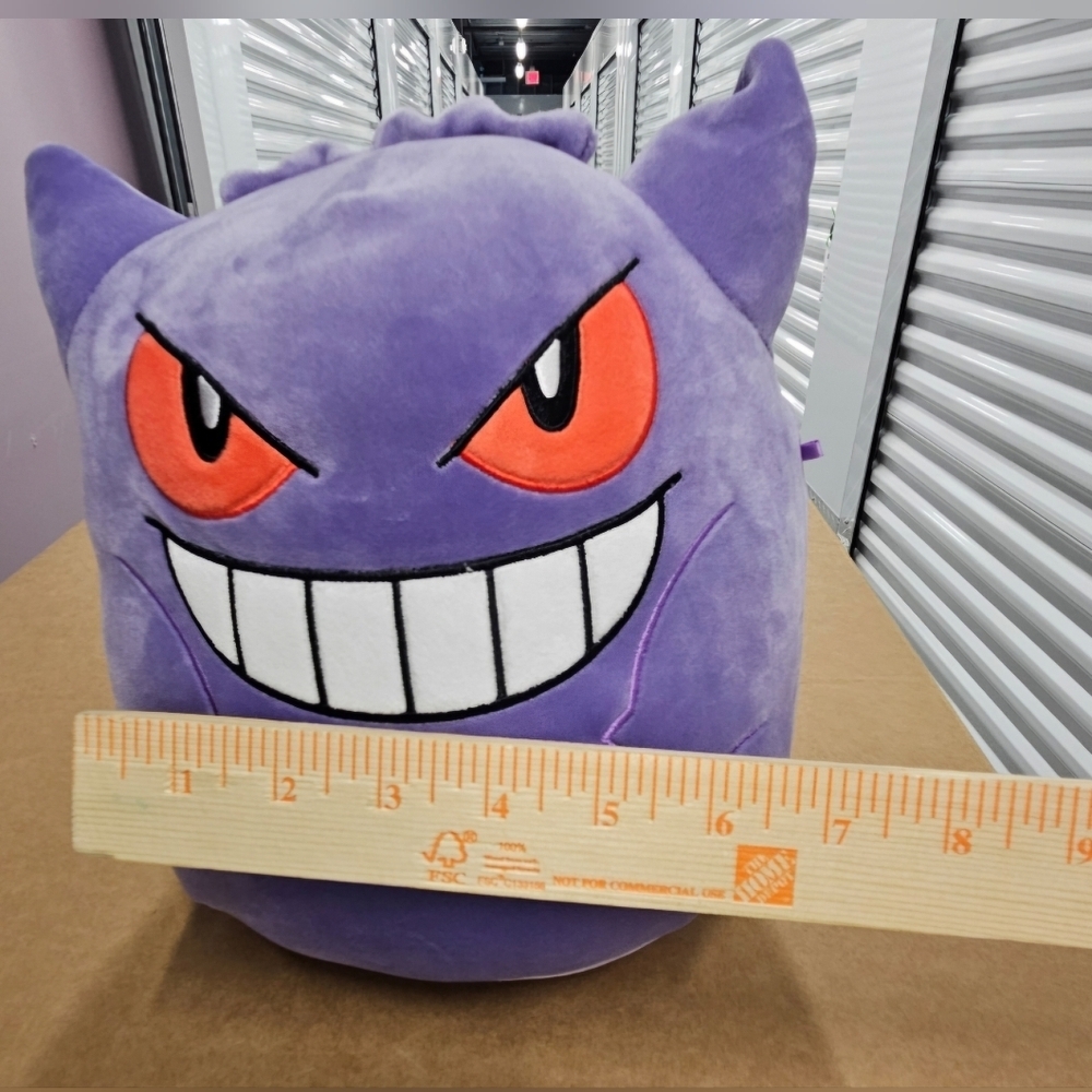 Pokemon GENGAR Squishmallow 10" Plush Kellytoy 2023 Collectible - Picture 9 of 13